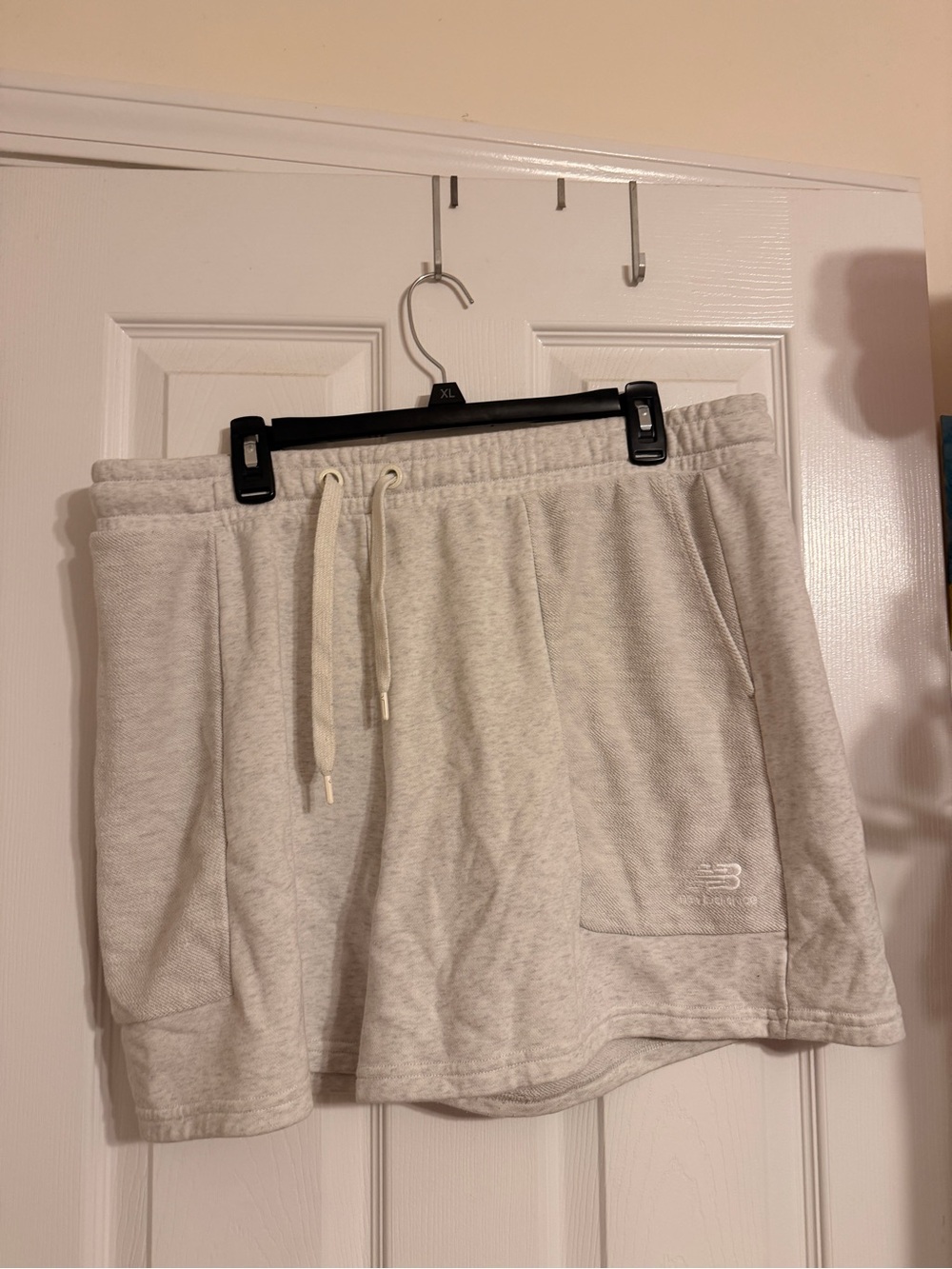 New Balance Grey Shorts with Drawstring Waist